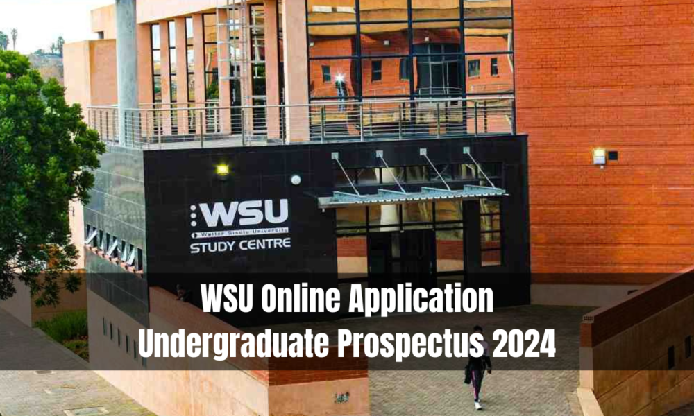 WSU Online Application Undergraduate Prospectus 2024