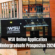 WSU Online Application Undergraduate Prospectus 2024