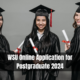 WSU Online Application for Postgraduate 2024