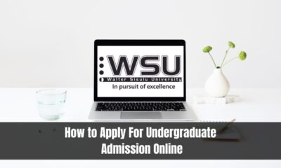 How to Apply For Undergraduate Admission Online