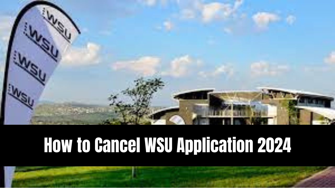 How to Cancel WSU Application 2024