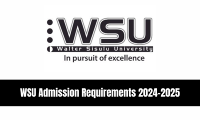 WSU Admission Requirements 2024-2025