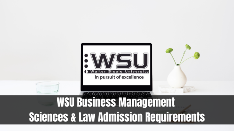 WSU Business Management Sciences & Law Admission Requirements