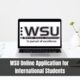 WSU Online Application for International Students