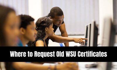 Where to Request Old WSU Certificates