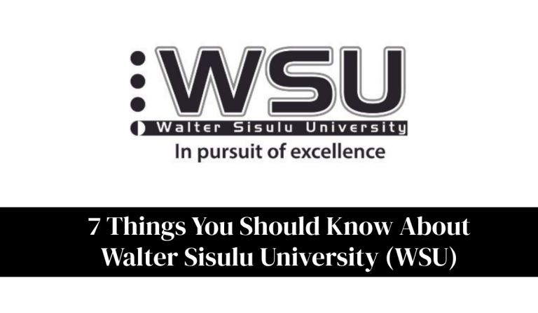 7 Things You Should Know About Walter Sisulu University