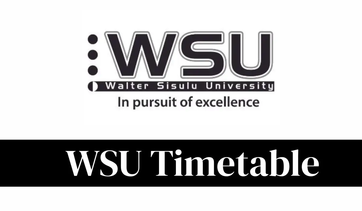 WSU Timetable 2027: How to Check Your Class and Exam Schedule Online