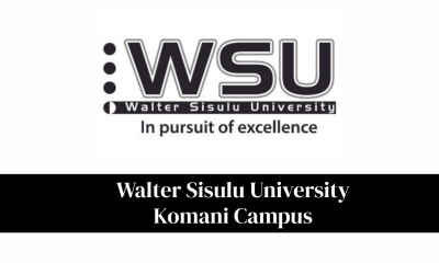 Walter Sisulu University Komani Campus: Courses, Location, Contact Details and Overview