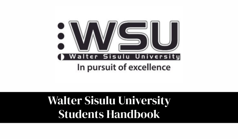 Walter Sisulu University Students Handbook