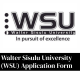 Walter Sisulu University (WSU) Application Form 2027 | How to Apply Online, Requirements