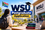 WSU Postgraduate Application 2026