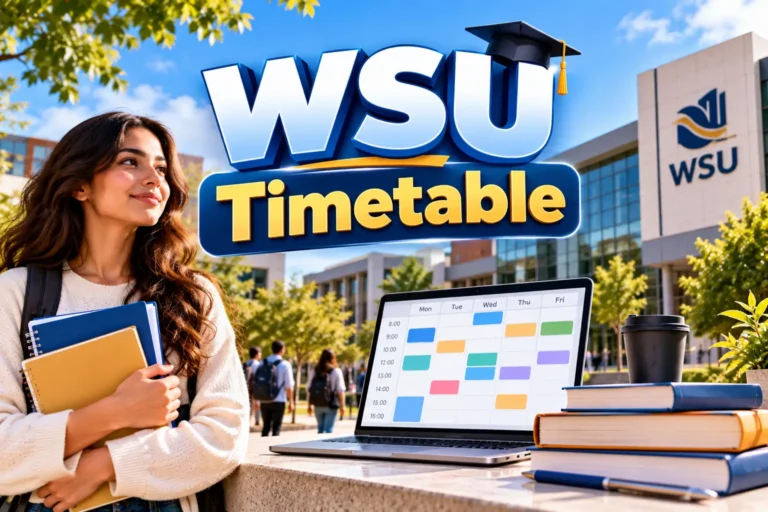 WSU Timetable