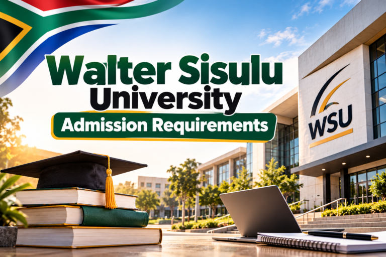 Walter Sisulu University Admission Requirements 2027: APS Score, Courses and Application Guide